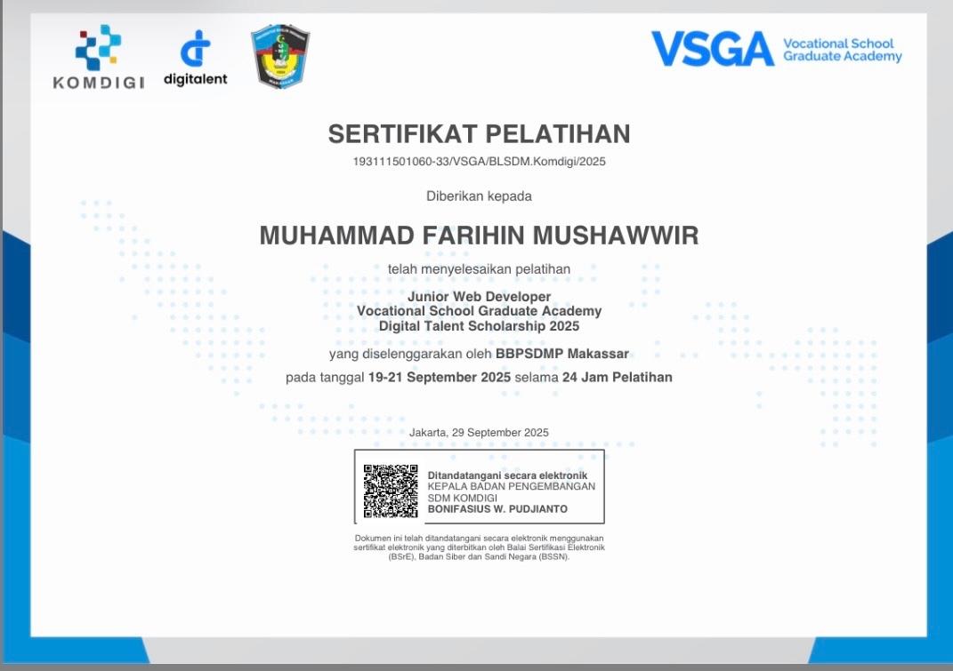 Junior Web Developer