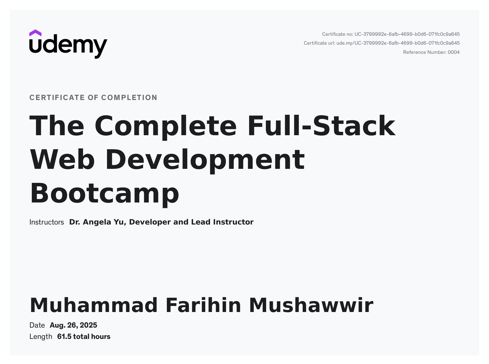 Full-Stack Web Development