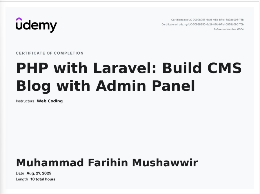 PHP with Laravel: Build CMS Blog with Admin Panel