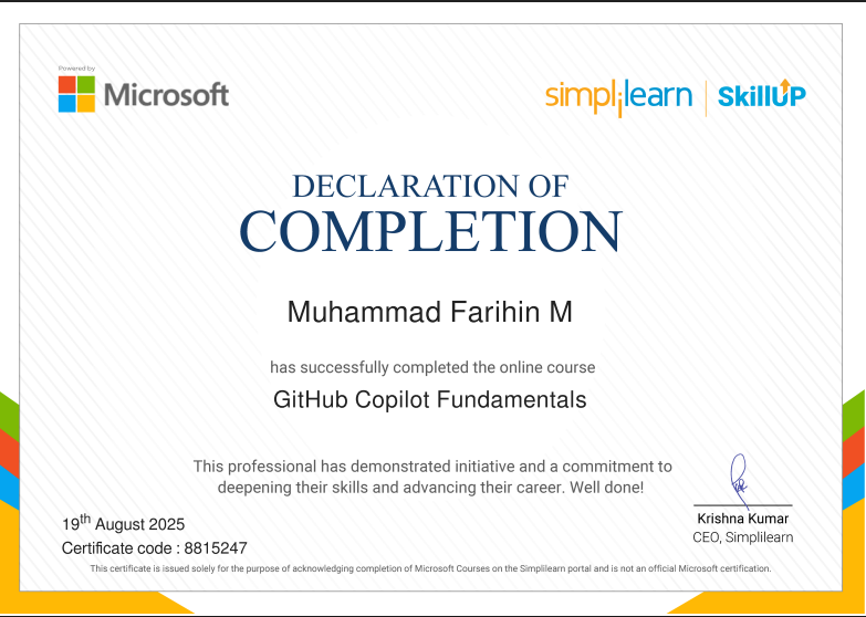 GitHub Copilot Fundamentals