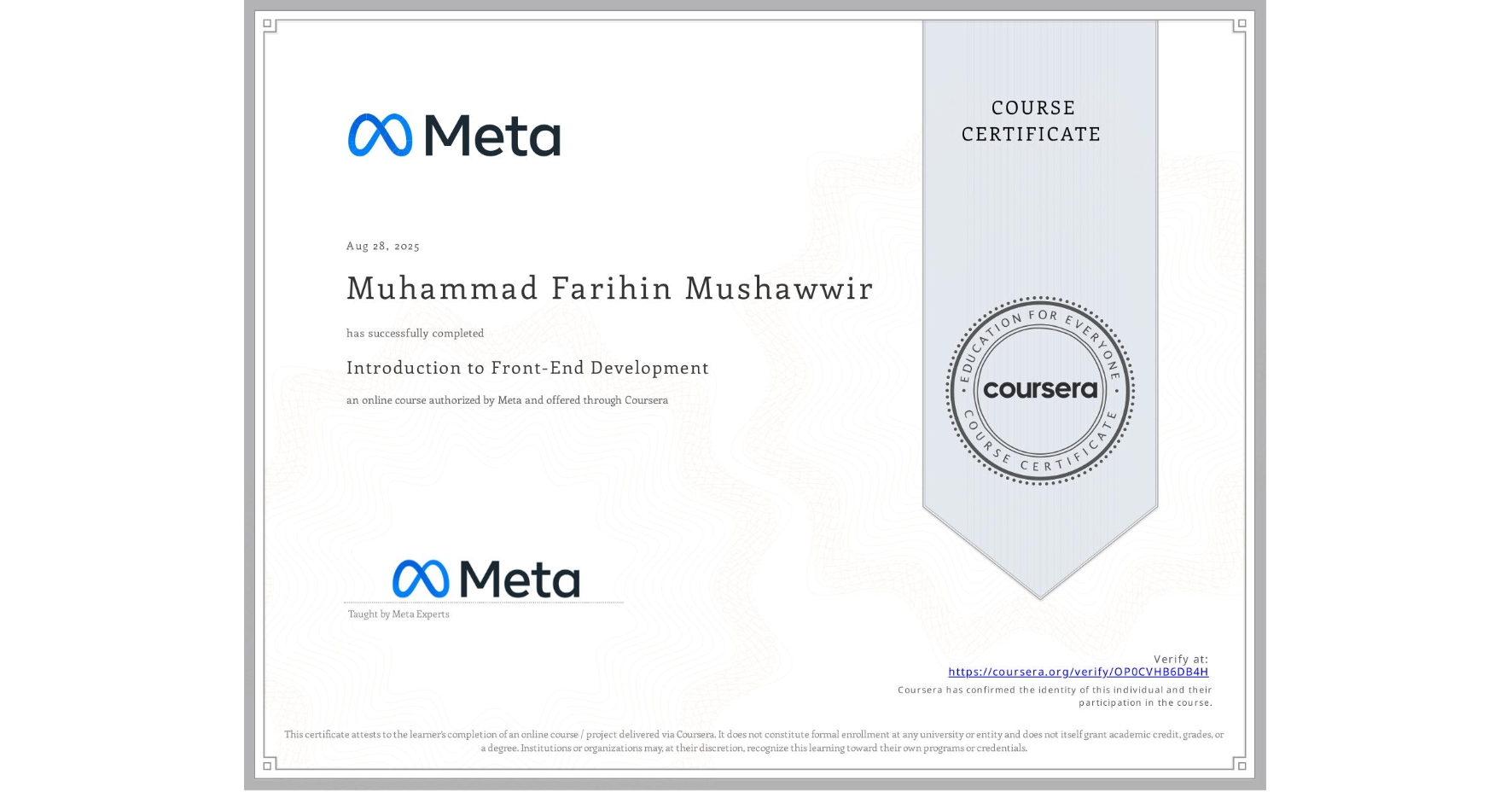 Introduction to Front-End Development