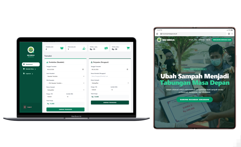 Waste bank website