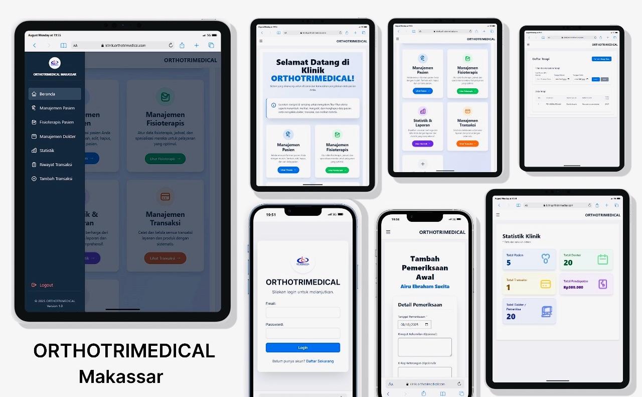 Orthotrimedical clinic website